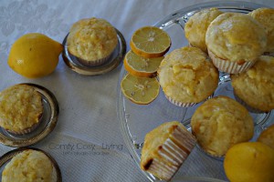 Valentine marathon: Lemon white chocolate chip Muffins (1/4)